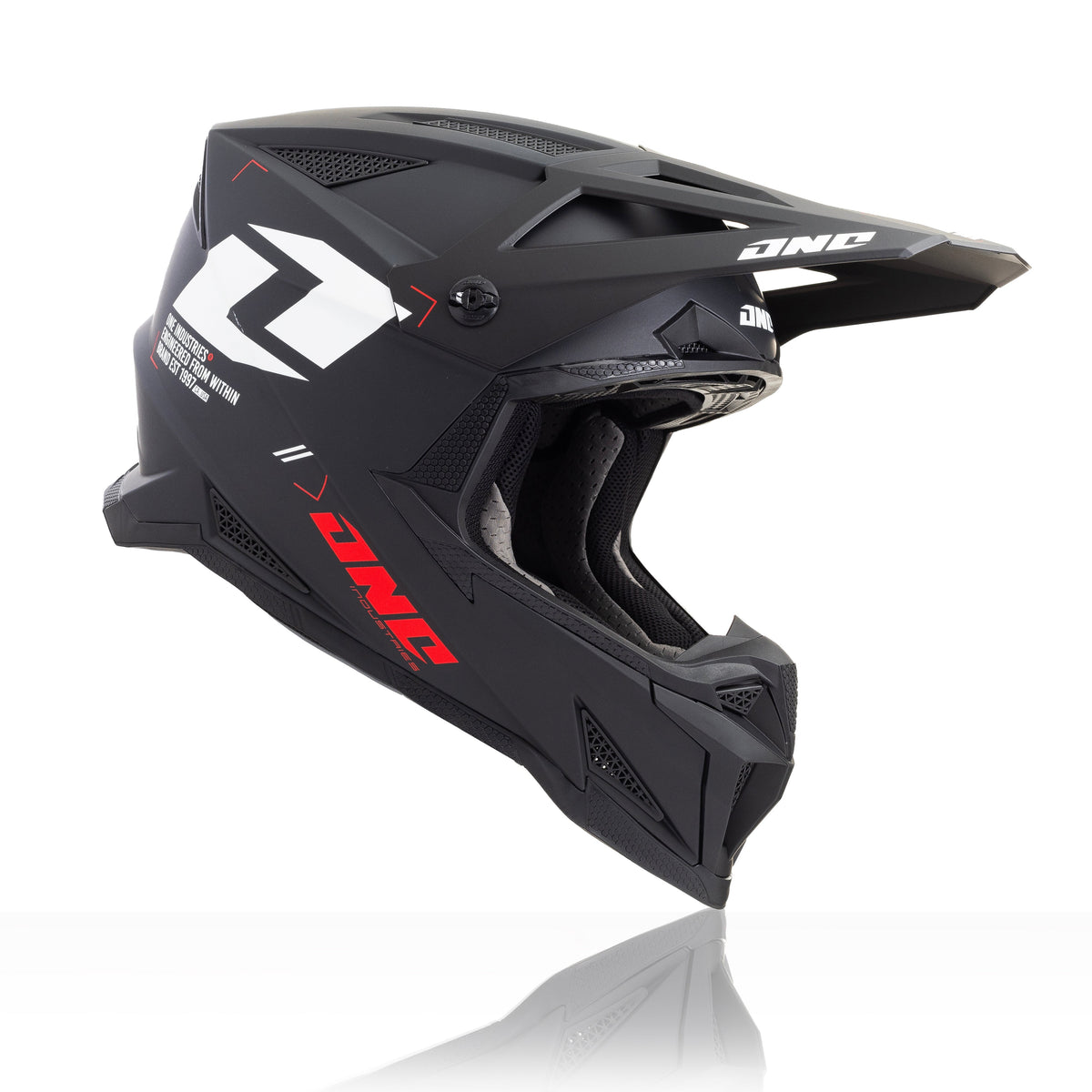 X-297 HELMET - FOCUS BLACK/WHITE – ONEIND RIDER SUPPORT