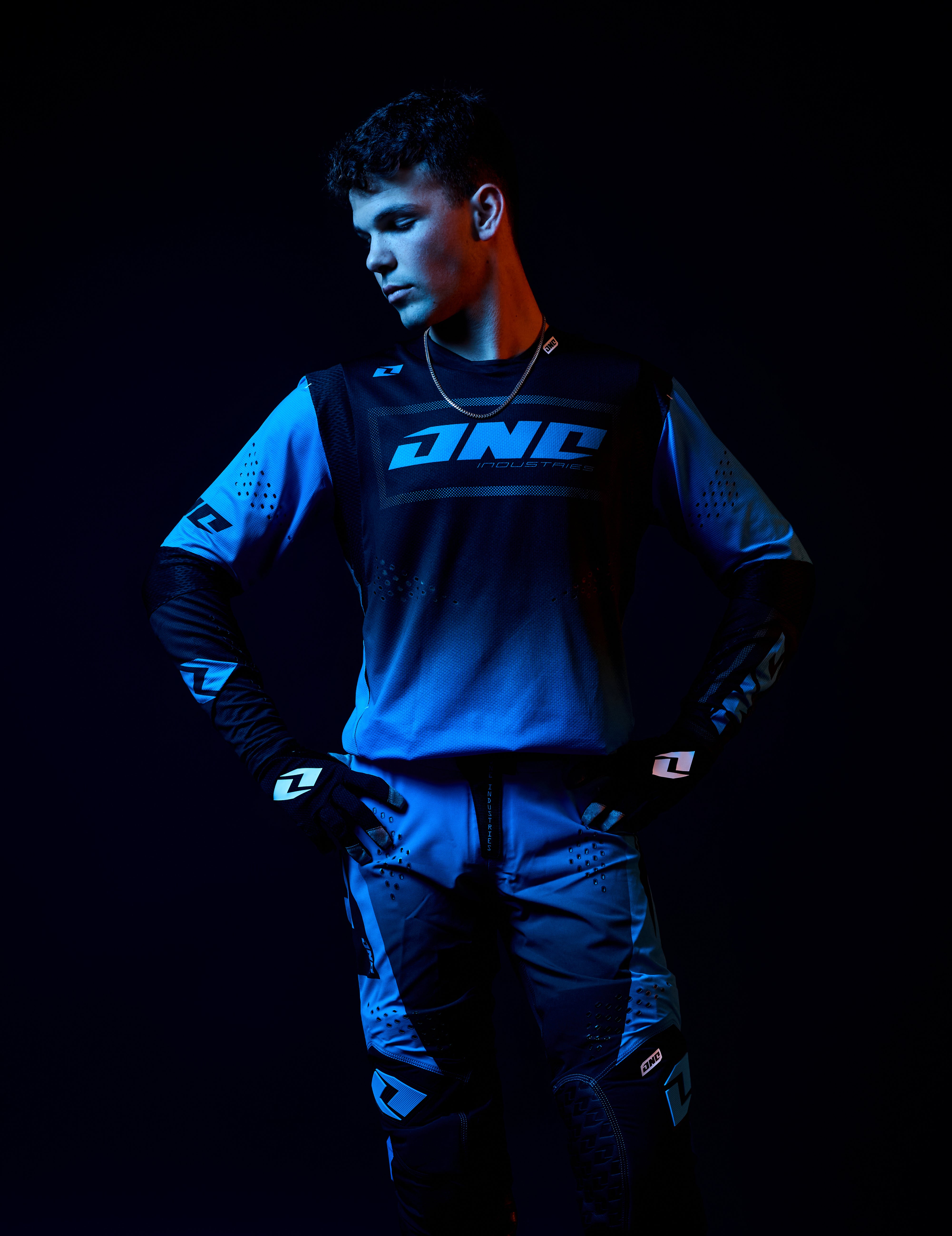 X-197 Jersey - BLOX BLUE – ONEIND RIDER SUPPORT