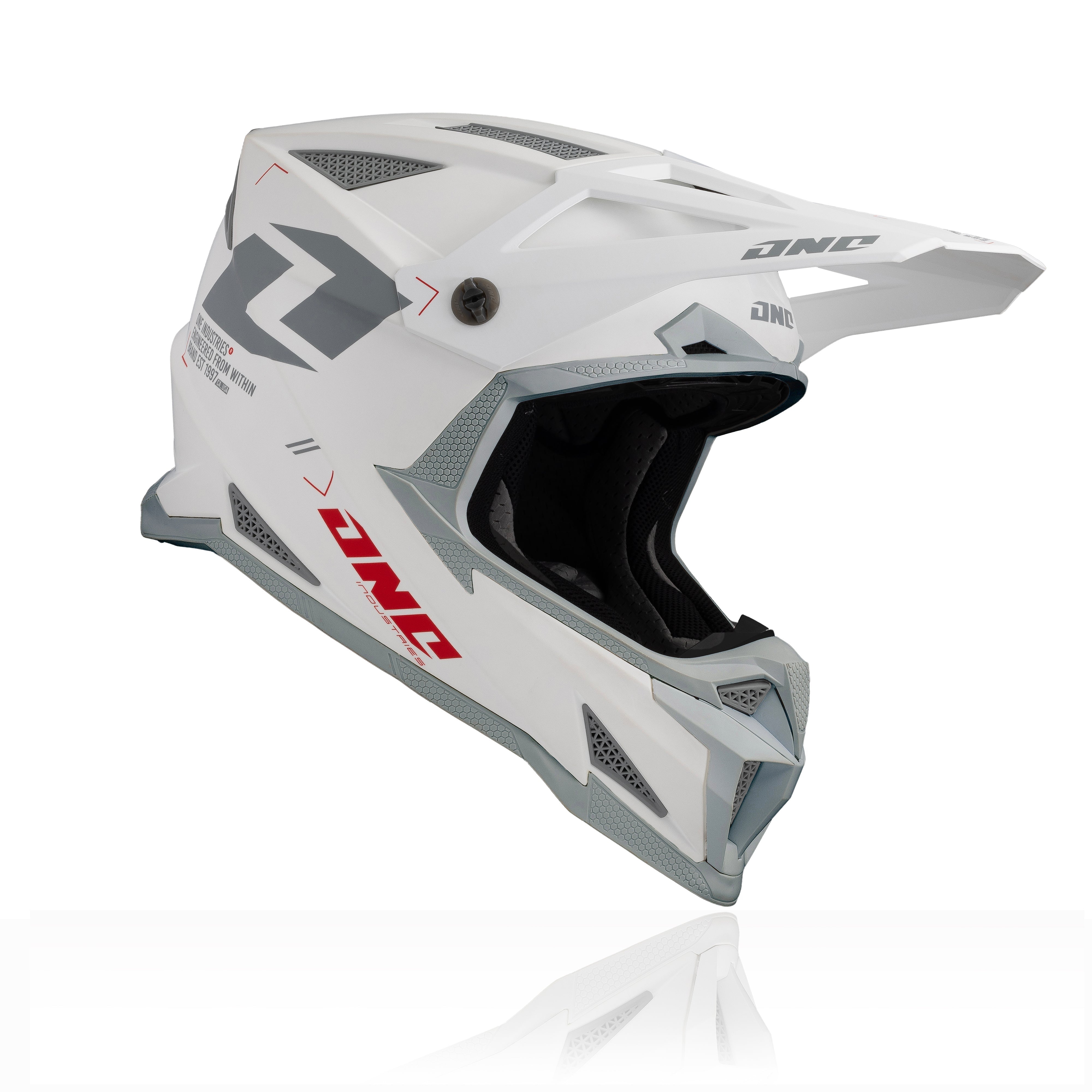 X-297 HELMET - FOCUS WHITE/GRAY – ONEIND RIDER SUPPORT