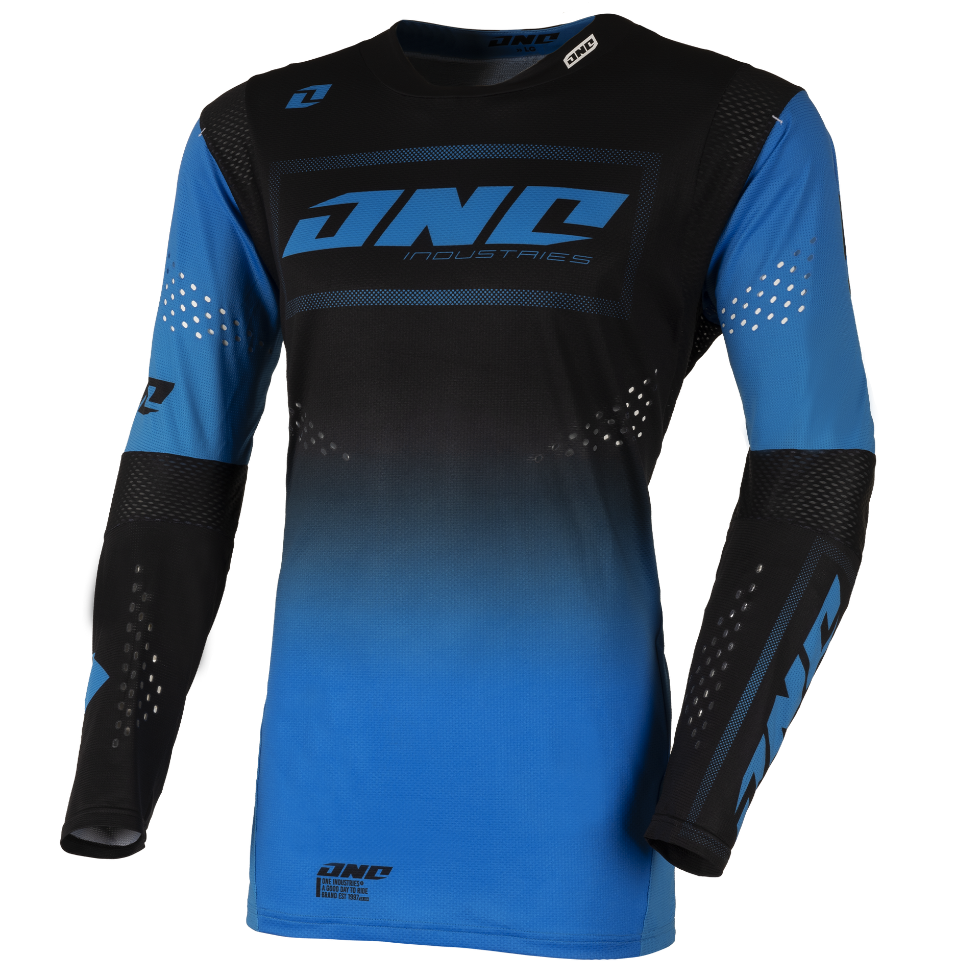 X-197 Jersey - BLOX BLUE – ONEIND RIDER SUPPORT