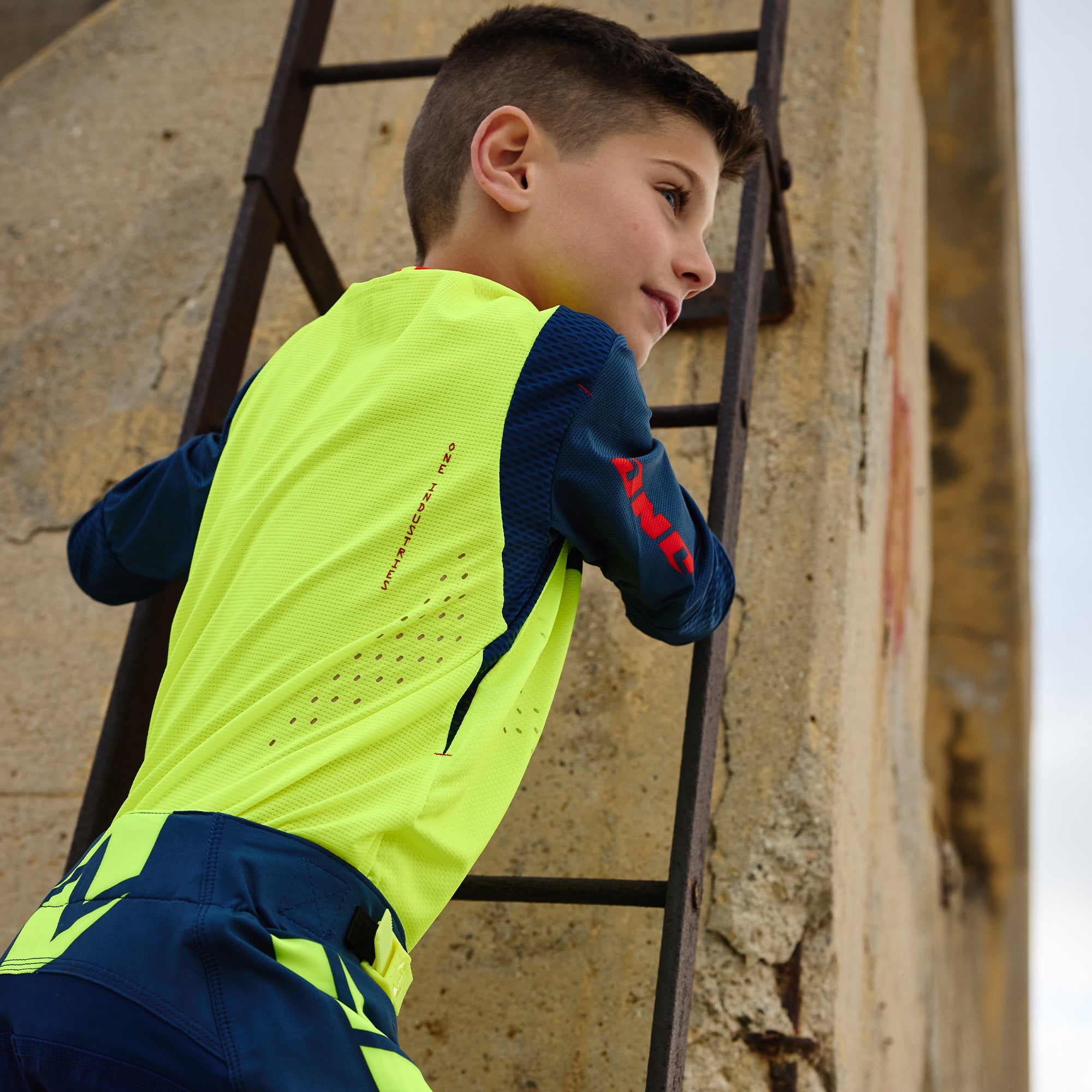 X-197 Youth Jersey - NEON NAVY